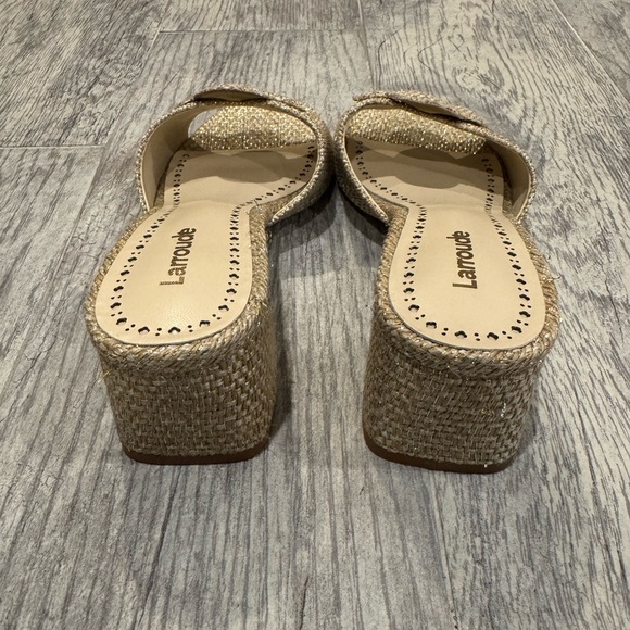 Larroude gold flora mules - Picture 6 of 8